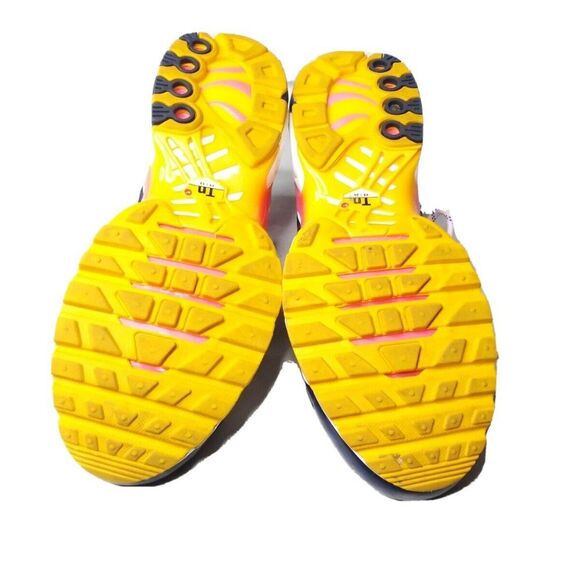 Womens Nike Air Max Plus Premium White Laser Orange Pink CI5780-100 Sz 8 - Picture 11 of 11